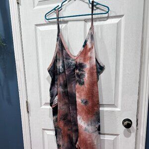Tie-Dye Romper – Super Soft Cotton – Pockets – Comfy & Flowy